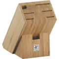 Zwilling Knivblok, til 5 knive, honestang og saks, bambus, Zwilling