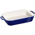 Staub Bagefad 20 x 15 cm, blå, keramik, Staub