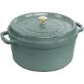 Staub Jern Rund Støbejernsgryde Eukalyptus 6.7l