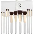 Mimo Luxe Make-up Brush Set Wit - 12 pcs