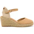 Mtng Mustangtil kvinder. 52194 Beige Austen-sandaler (39), Stof, 8-10, Spænder, Casual