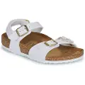 Birkenstock Sandaler til børn BIRKENSTOCK Rio AS Kids Flowers BF White barn 35