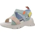 Hispanitas Hispanitastil kvinder. HV254007 Dakar læder-sandaler blå (40), 3-5 cm, Velcro, Casual