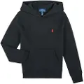 Ralph Lauren Polo Ralph Laurentil drenge. 323749954059 Sort fleece-sweatshirt med hætte (8años=136/138cm), Casual, Bomuld, børnetøj