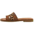 Mtng Mustangtil kvinder. 54181 Brune Alysa-sandaler i læder (38), Fast, 1-3 cm, Ingen, Casual