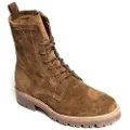 Alpe Alpetil kvinder. 261011 Militare Baby Silk ankelstøvler i læder, brun (38), Fast, Blonder, Lynlås, Casual