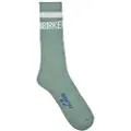Birkenstock Langskaftede strømper BIRKENSTOCK Cotton Crew Stripe Pure Sage dame 36 / 38