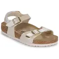 Birkenstock Sandaler til børn BIRKENSTOCK Rio AS Kids BF Graceful Pearl White barn 39