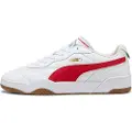 Puma Tifosi Lux Sneakers, Shoes, White/Red, 44