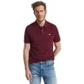 Gant Ganttil mænd. 2210 Polo Shield bordeaux (S), Casual, Bomuld, Korte ærmer, Burgund