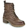 Refresh Refreshtil kvinder. 17324702-TAUPE Ankelstøvler 173247 brun (37), 3-5 cm, Lynlås, Casual