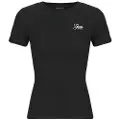 GUESS T-shirts m. korte ærmer Guess SS CN SNAP EMBRO SLIM TOP dame EU S