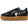 Puma Palermo Elevata Wild Instinct Sneakers Women, Shoes, Black/Gum, 40.5