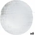 Bidasoa Ikonic Glas Flad Plade 28 Cm 6 Enheder