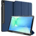 DUX Samsung Galaxy Tab S10 FE+ Dux Ducis Domo Tri-Fold Smart Folio Cover - Blå
