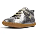 Camper Camperunisex til børn. 80153-097 Peu Cami læder sneakers grå (24), Fast, Blonder, Casual, børnetøj