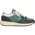 Pepe Jeans Pepe Jeanstil kvinder. PLS600010 Sneakers i læder Marlon Metal green (39), Fast, 1-3 cm, Blonder, Casual, Grøn