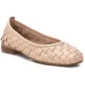 Carmela Carmelatil kvinder. 16166201-BEIGE Ballerinaer 161662 beige (35), Læder, Brun, Fast, Ingen, Casual, Klassisk