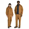 Timberland Timberlandunisex. TB0A6HNYEH21 Bomberjakke med hætte og hætte i brunvasket kanvas (XL), Casual, Bomuld