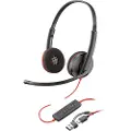Poly Blackwire 3220 Voip-hovedtelefoner