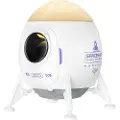 XO Trådløs højttaler med LED-projektion - Lunar Lander