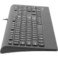 Natec Barracuda - keyboard - US - black - Tastatur - Amerikansk engelsk - Sort