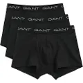 Gant Ganttil mænd. 900023003 Sæt 3 Boxershorts Marca sort (M), Afslappet, Bomuld