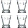 La Rochère - Vandglas Abeille Sæt med 4 glas La Rochere - Transparent - Glas - - Homeroom
