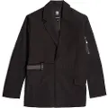 G-Star G-Startil kvinder. D26946-D909-6484 Blazer med bælte, sort (XL), Casual, Polyester