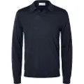 Selected 100% Merinould Strikket Poloshirt