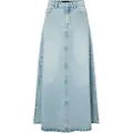 Pieces Pcjules Bred Denimnederdel