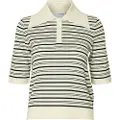 Selected 100% Merinould Strikket Poloshirt