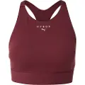 Puma x HYROX SHAPELUXE High Neck Bra Women, Clothing, Ruby Shimmer, XS