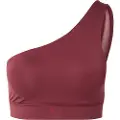 Puma SHAPE Asymmetrical Bra Women, Clothing, Ruby Shimmer, S