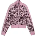 Puma T7 LEO LUXE All-Over Print Short Track Jacket Women, Clothing, Poised Pink/Ruby Shimmer, S