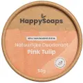 Happy Soaps Natuurlijke Deodorant Gevoelige Huid Pink Tulip - 50ml