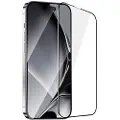 OEM Hærdet skærmbeskytter til Samsung Galaxy S25 - Svart ramme