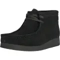 Clarks Clarkstil kvinder. 26174743 Wallabee ankelstøvler i læder, sort (36), Fast, Blonder, Casual