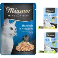 Miamor Økonomipakke: 24 x 100 g Miamor Fine Fileter i gelé - Tun & Krebsdyr