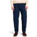 Timberland Timberlandtil mænd. TB0A5M324331 Claremont-bukser i marineblå velour (38/32), Casual, Bomuld