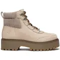 Timberland Timberlandtil kvinder. TB0A42P8EL81 Stone Street plateaustøvler i beige læder (39.5 W), 1-3 cm, Blonder, Casual