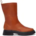 Timberland Timberlandtil kvinder. TB0A43C8EM61 Cambria Valley høje støvler i brunt læder (42 W), 1-3 cm, Lynlås, Casual