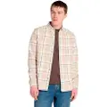 Timberland Timberlandtil mænd. TB0A44XQEHI1 Beige ternet flannelskjorte (XL), Casual, Lange ærmer, Økologisk bomuld, Bæredygtig