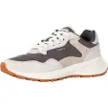 HOFF HOFFtil mænd. 22435604 Beijing læder-sneakers grå (47), 3-5 cm, Blonder, Casual