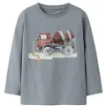 Name It Mini Normal Pasform Top Med Lange Ærmer