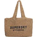 Superdry Superdrytil kvinder. W9110401A City-taske i brun raffia (OSFA), Casual, Papir