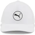 Puma Circle Cat Tech Golf Cap Men, Accessories, White Glow, Adult
