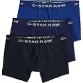 G-Star G-Startil mænd. D23773-D516-G162 Sæt med 3 boxershorts Mix blå (XXL), Casual, Afslappet, Bomuld