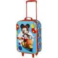 KARACTERMANIA Disney Mickey Mouse Scooter 3d Soft Kuffert Med Hjul