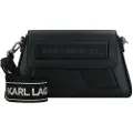 Karl Lagerfeld Karl Lagerfeldtil kvinder. A2W30198 Ikon K Skuldertaske sort (OSFA), Casual, Læder